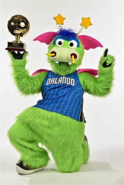 Orlando Magic mascot STUFF THE DRAGON named NBA Mascot MVP | Rocket ...