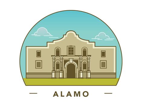 Outline Of The Alamo Free