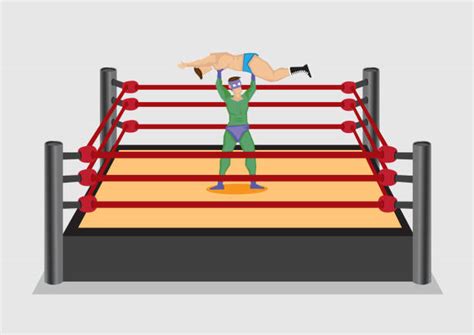 10+ Professional Wrestling Ring Stock Illustrations, Royalty-Free ...