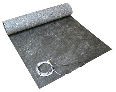 THERMOSOFT Electric Floor Heating Mat, 15 sq. ft., 240VAC, Watts Per ...