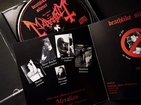 Mayhem - Deathcrush CD Photo | Metal Kingdom