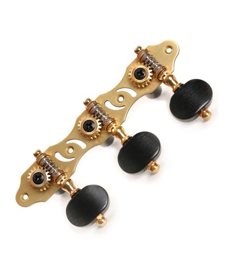 Guitar tuning machines, solid brass, black buttons › Machine Heads › La ...