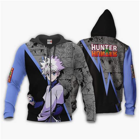 Killua Zoldyck Hoodie Custom Anime Manga Style - Gear Otaku