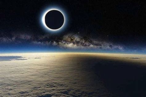 View of the solar eclipse from the ISS