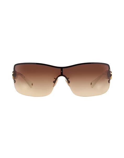 Coach Sunglasses in Gold | Lyst