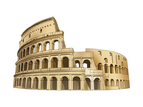 Rome clipart architecture ancient rome, Rome architecture ancient rome ...