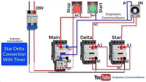 Star Delta Control Wiring Diagram With Timer – Easy Wiring