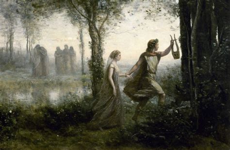 Jean-Baptiste-Camille_Corot_-_Orpheus_Leading_Eurydice_from_the ...