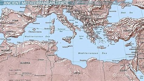 Mediterranean Sea Trade Routes | History, Location & Importance ...