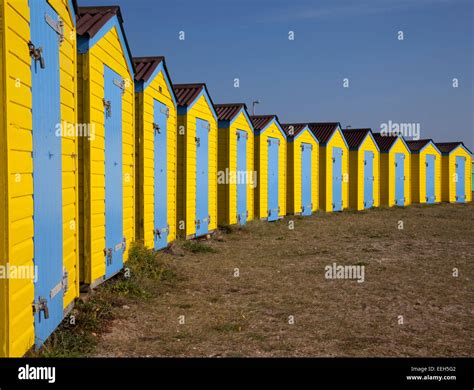 Littlehampton beach huts hi-res stock photography and images - Alamy