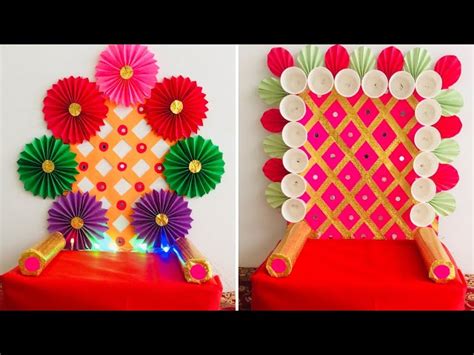 Details more than 136 simple handmade ganpati decoration super hot ...