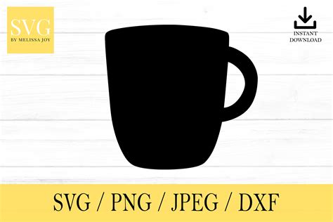 Mug Svg Coffee Cup SVG Svg Png Dxf Jpeg Digital | Etsy