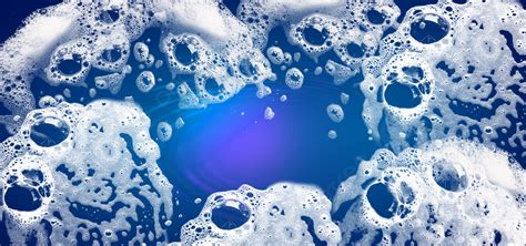 Soap Bubble Covered In Blue Liquid Background Picture, Background, Blue ...