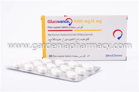 GLUCOVANCE 1000MG / 5MG 30TAB - Gardenia Pharmacy