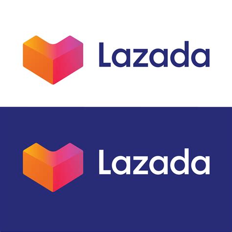 Lazada application icon design on white and blue background. 13517261 ...