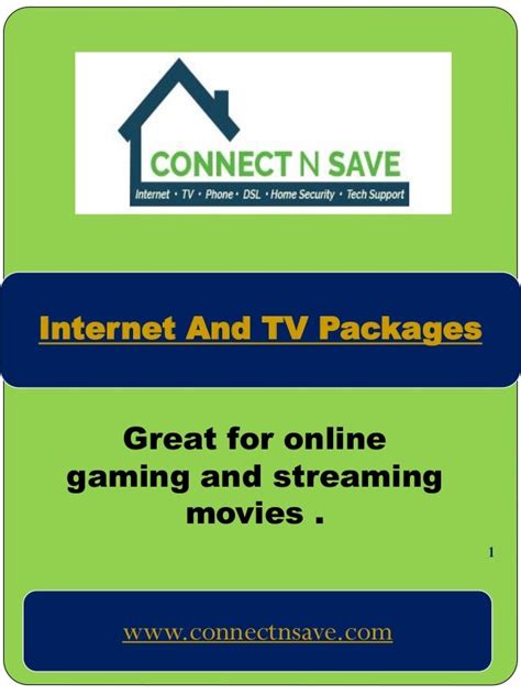 Internet and tv packages