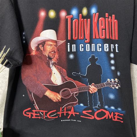 Vintage 1999 Toby Keith Country Music Band T-Shirt