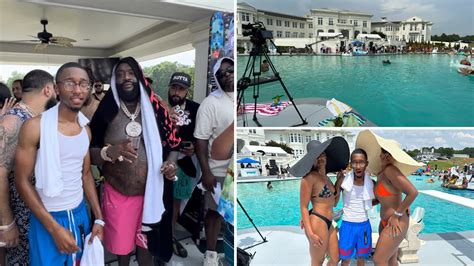 Rick Ross held a pool party at 109-room mansion in Atlanta, with up to ...