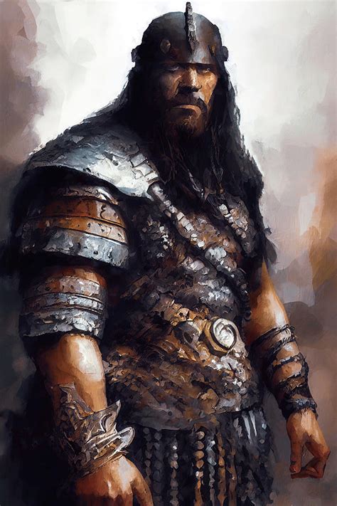 Viking Warrior, 02 Painting by AM FineArtPrints - Fine Art America