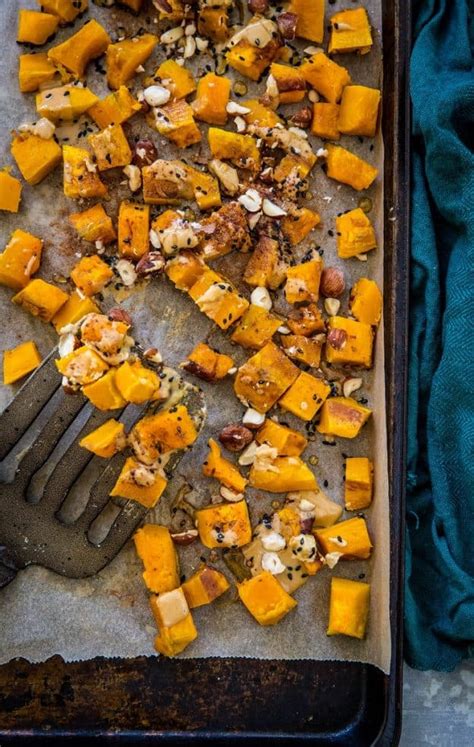 Roasted Kabocha Squash with Maple Cinnamon Tahini - The Roasted Root