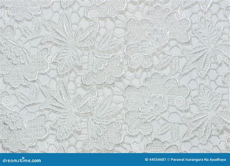 Flower Lace Pattern on Fabric. Stock Image - Image of craft, abstract ...