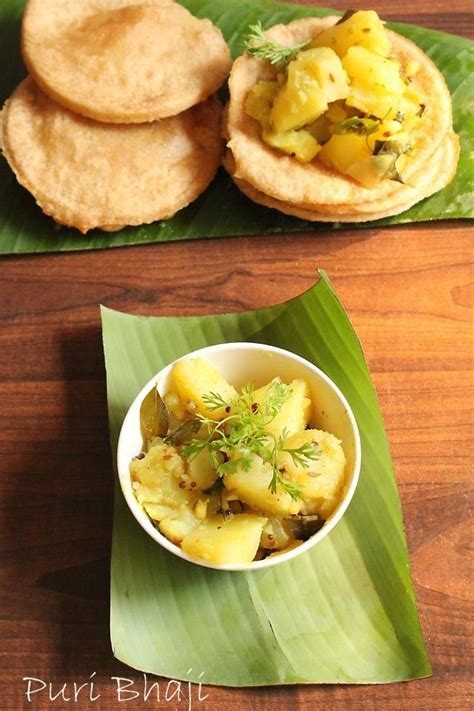 Puri Bhaji Recipe, How To Make Puri Bhaji recipe | Mumbai Street Food ...