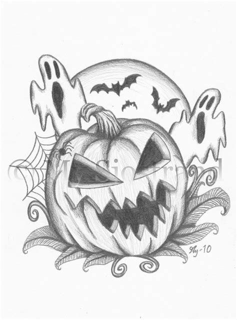 halloween sketches - Google Search | Halloween drawings, Fall drawings ...