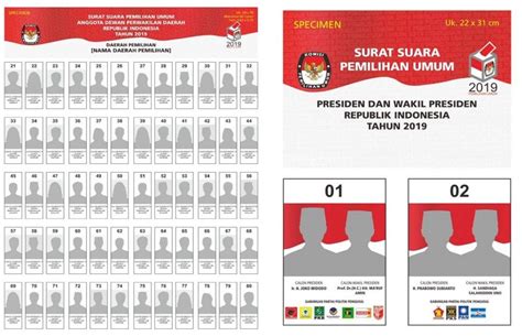 Contoh Surat Suara Dprd Kabupaten Pemilu 2019 - Berbagai Suara