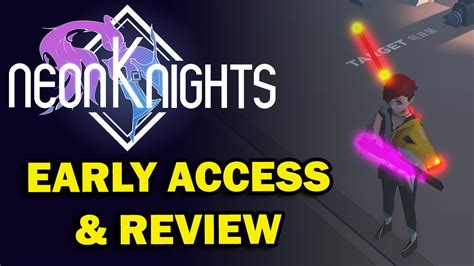 NEON KNIGHTS EARLY ACCESS REVIEW - EPIC Roguelike GAME coming to Roblox ...