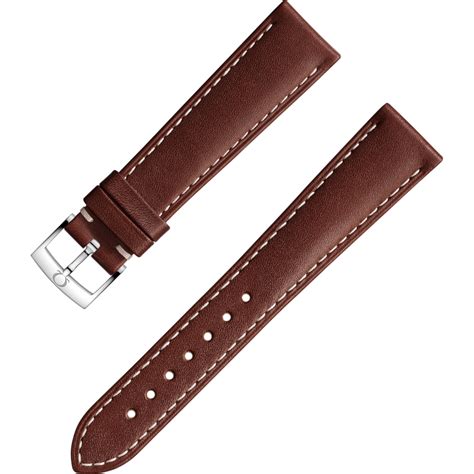 Watch Straps Brown leather strap with pin buckle | OMEGA US®