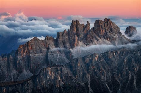 Interesting Photo of the Day: Sunset Over the Dolomites