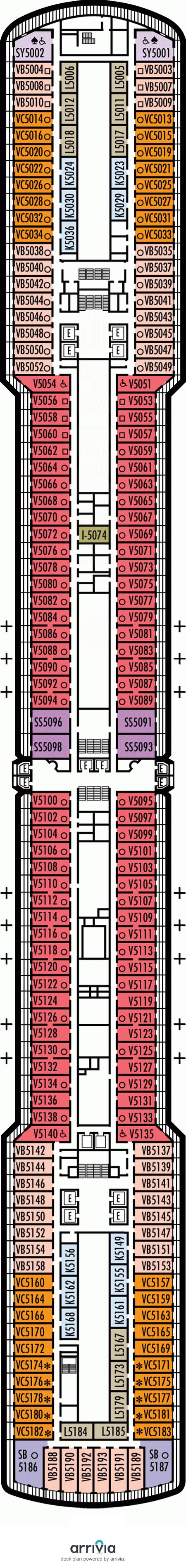 Nieuw Amsterdam Deck Plans