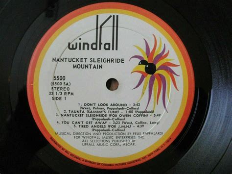 MOUNTAIN NANTUCKET SLEIGHRIDE VINYL LP ALBUM 1971 WINDFALL RECORDS ...