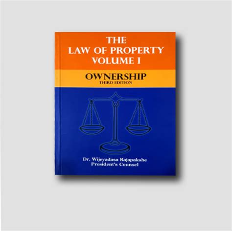 Law of Property Vol 1 - BASL