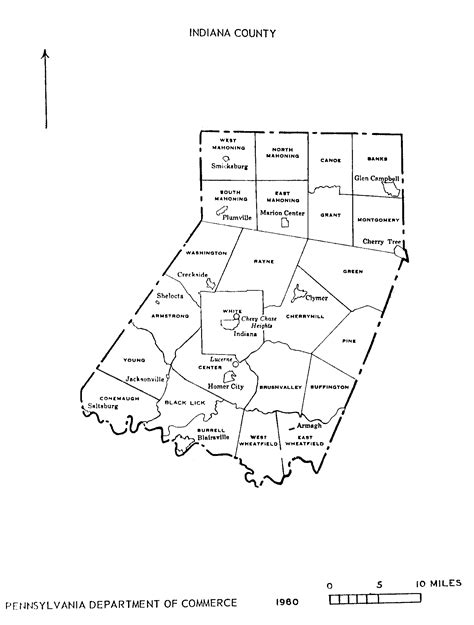 PA State Archives - MG-11 - 1856 Indiana County Map Interface