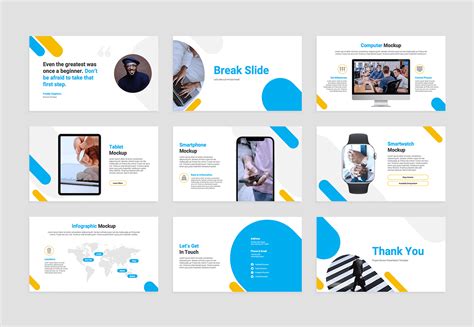 Project Review PowerPoint Presentation Template - Graphue