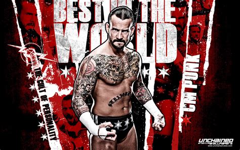 wrestling stars wallpaper: wwe cm punk 2012