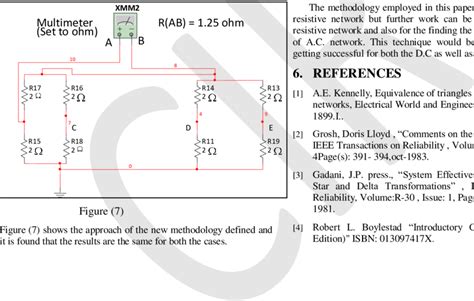 By star-delta approach the equivalent resistance between terminals A ...