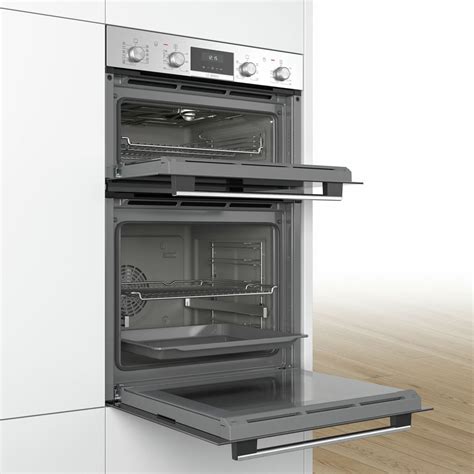 Bosch Serie 6 MBA5575S0B Stainless Steel Built-in Double Oven - Sinks ...