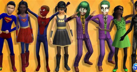 Happy Early Halloween Simmers! I finally finished this costume pack for ...