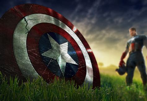 HD wallpaper: Captain America poster, shield, marvel, comic, the first ...