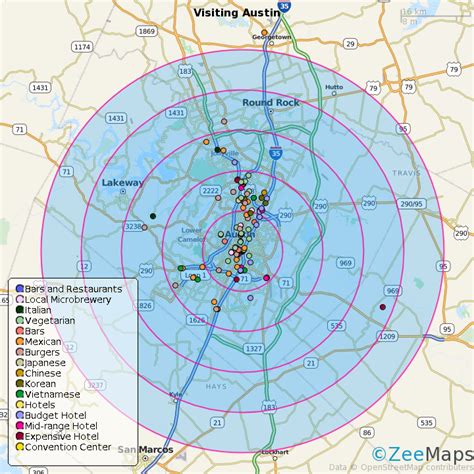 Printable Radius Map