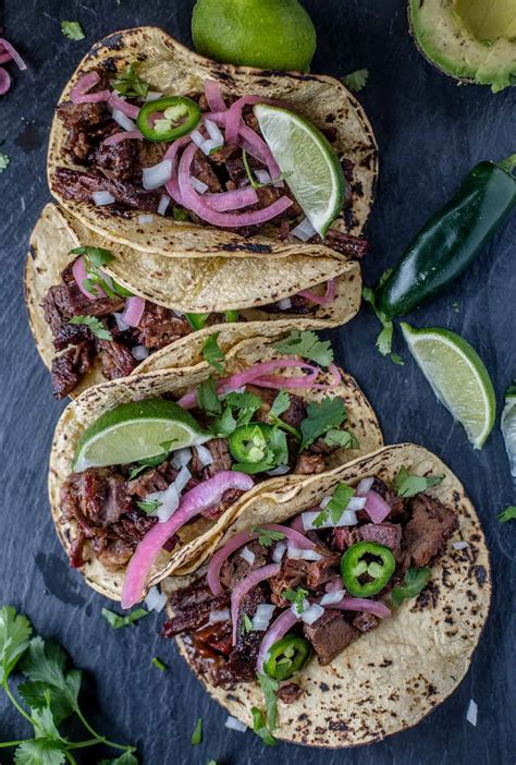 Brisket Tacos - a great use for leftover smoked brisket - Vindulge