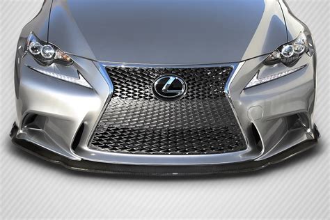 Carbon Fiber Fibre Front Lip/Add On Body Kit for 2014 Lexus IS - Lexus ...