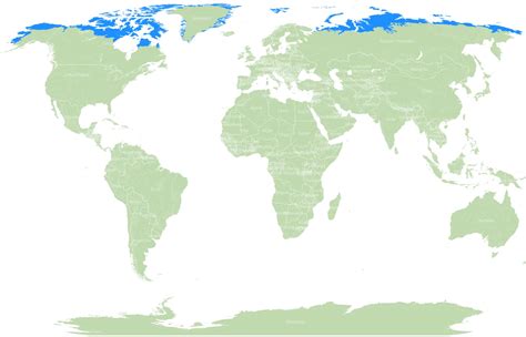 Polar Bear Habitat Map