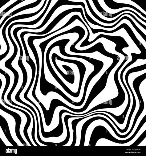 Swirl hypnotic black and white spiral. Monochrome abstract background ...