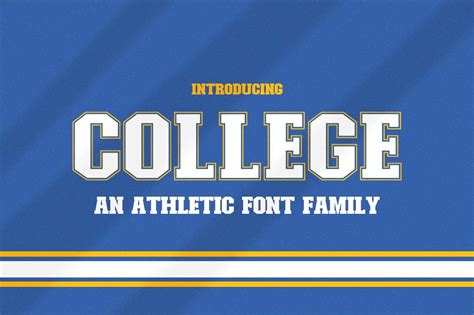 College Font - Dafont Free