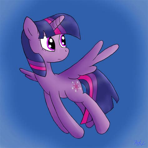 Twilight Sparkle flying by FAPaLOT on DeviantArt