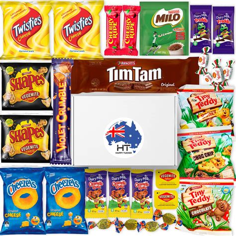 Australian Snack gift Box (29 Units) Best Australian Candy and Food ...