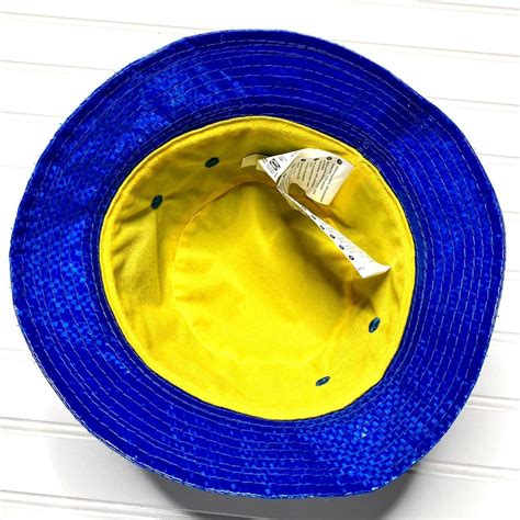 IKEA Men's Blue and Yellow Hat | Depop